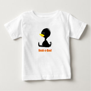 Beak-a-Boo! Süße Cartoon-Ente mit lustigem Wortspi Baby T-shirt