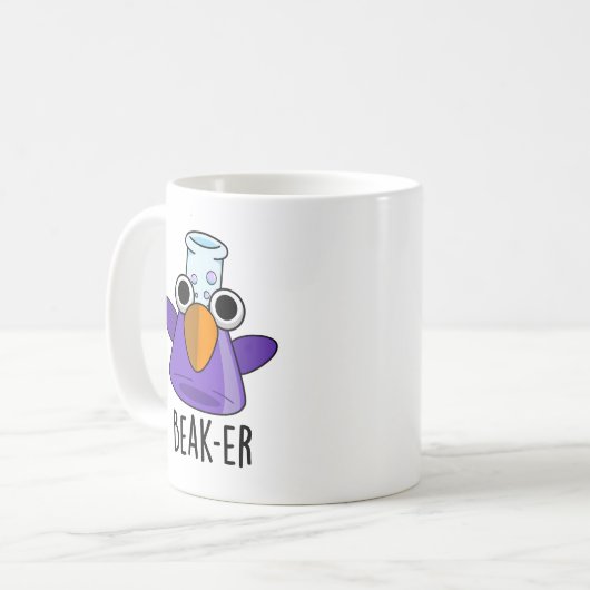 Beak-er Funny Chemistry Pub Kaffeetasse (Vorderseite Links)