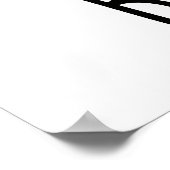 Beak-er Funny Chemistry Pub Poster (Ecke)