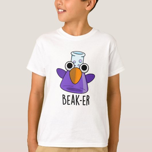 Beak-er Funny Chemistry Pub T-Shirt (Vorderseite)