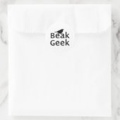 Beak Geek— Wren Runder Aufkleber (Tasche)