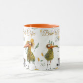 Beak to Beak Coffee Break - Funny Bird Tasse (Zentrum)