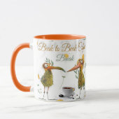 Beak to Beak Coffee Break - Funny Bird Tasse (Links)
