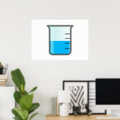 Beaker für Chemie Poster (Heimbüro)