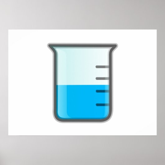Beaker für Chemie Poster (Vorne)