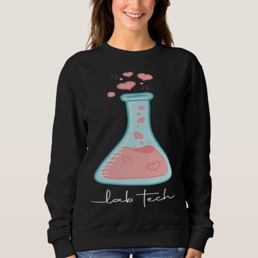 Beaker Lab Tech Laboratory Technician Sweatshirt (Vorderseite)
