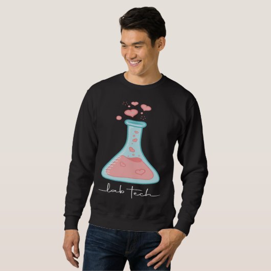 Beaker Lab Tech Laboratory Technician Sweatshirt (Vorne ganz)