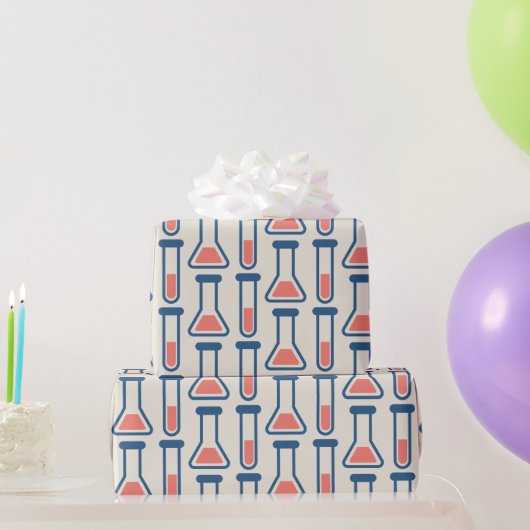 Beaker & Test Tube Science Theme Geschenkpapier (Partygeschenke)
