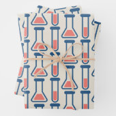 Beaker & Test Tube Science Theme Geschenkpapier Set (Beispiel)