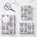 Beaker & Test Tube Science Theme Geschenkpapier Set<br><div class="desc">Papierblätter mit einem niedlichen zeichn eines Reagenzglases und eines Bechers. Ideal für Wissenschaftsarten.</div>