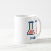 Beaker & Test Tube Science Theme Kaffeetasse (VorderseiteRechts)