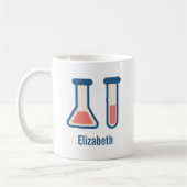 Beaker & Test Tube Science Theme Kaffeetasse (Links)