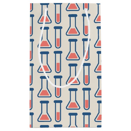 Beaker & Test Tube Science Theme Kleine Geschenktüte (Rückseite)