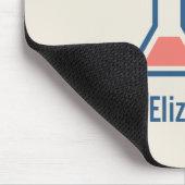 Beaker & Test Tube Science Theme Mousepad (Ecke)