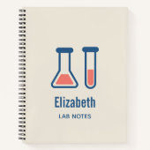 Beaker & Test Tube Science Theme Notizblock (Vorderseite)