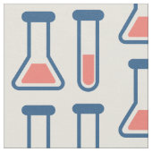 Beaker & Test Tube Science Theme Stoff (Nahaufnahme)