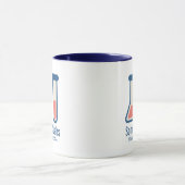 Beaker & Test Tube Science Theme Tasse (Zentrum)