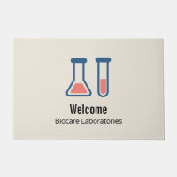 Beaker & Test Tube Wissenschaft als willkommen