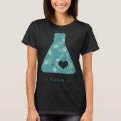 Beaker with heart medical lab tech love lab week T-Shirt (Vorderseite)