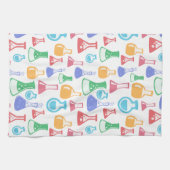 Beakers and Flask Fun Science Pattern Geschirrtuch (Horizontal)