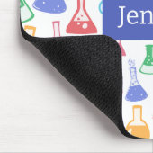 Beakers and Flask Fun Science Pattern Mousepad (Ecke)