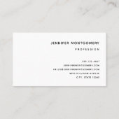 Beakers and Flask Fun Science Pattern Visitenkarte (Rückseite)