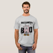 Beakless Budgie Halloween BOO T-Shirt (Vorne ganz)