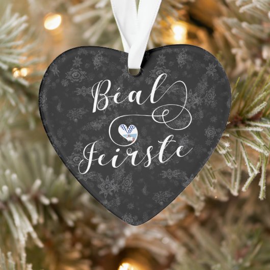 Béal Feirste Flag Heart, Belfast Ornament (Baum)