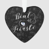 Béal Feirste Flag Heart, Belfast Ornament (Vorderseite)