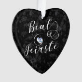 Béal Feirste Flag Heart, Belfast Ornament (Vorderseite)