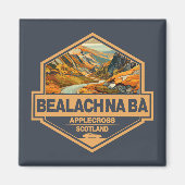 Bealach na Bà Schottland Abzeichen für Reisen Magnet (Vorne)
