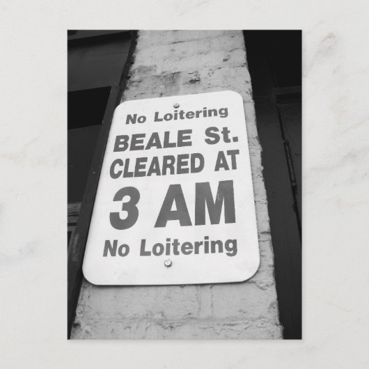 Beale n Blues Series Postkarte (Vorderseite)