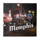 Beale Street, Memphis, Tennessee Fliese (Vorderseite)