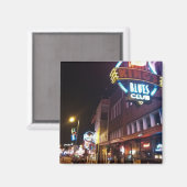Beale Street - Memphis (Tennessee) Magnet (Vorderseite/Rückseite)
