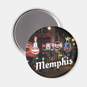 Beale Street, Memphis, Tennessee Magnet (Vorderseite/Rückseite)