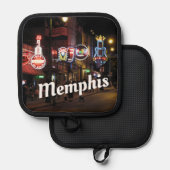 Beale Street, Memphis, Tennessee Topflappen (Vorderseite/Rückseite)