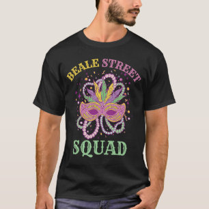 Beale Street Squad Mardi Gras für Männer und Fraue T-Shirt