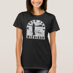 Beals Lake Ice Fischen T-Shirt