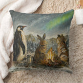 Beam Lingering Whimsical Aurora Animals Painting Kissen (Decke)
