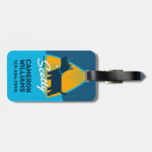 Beam Me Up Scotty Gepäckanhänger (Rückseite horizontal)