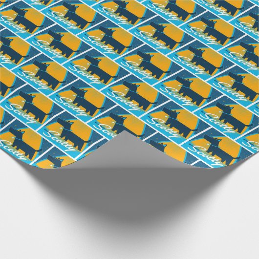 Beam Me Up Scotty Geschenkpapier (Ecke)