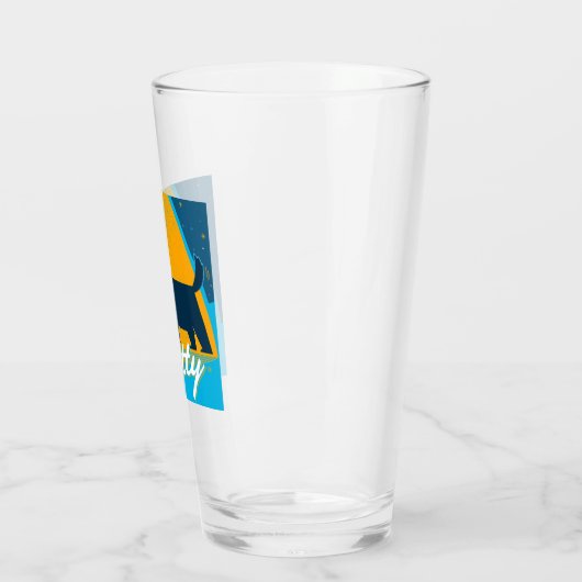 Beam Me Up Scotty Glas (Links)