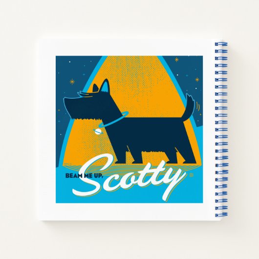Beam Me Up Scotty Notizblock (Rückseite)