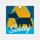 Beam Me Up Scotty Ornament Aus Metall (Vorderseite)