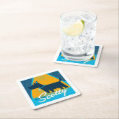 Beam Me Up Scotty Rechteckiger Pappuntersetzer (Vor Ort)