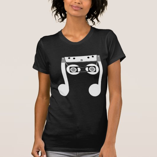 Beam Notes Achte klassische Musik Kassettendesign T-Shirt (Vorderseite)