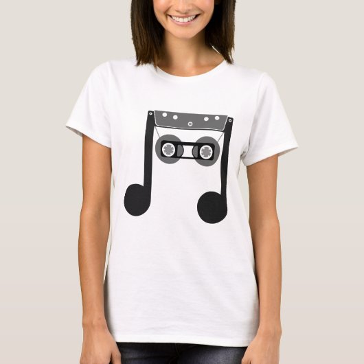 Beam Notes Beamed Achte Music Cassette classic T-Shirt (Vorderseite)