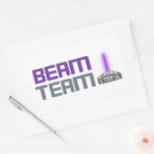 Beam Team - Sacramento Basketball Rechteckiger Aufkleber (Umschlag)