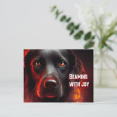 Beaming with joy postkarte (Stehend Vorderseite)