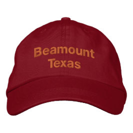 Beamount Texas Bestickte Baseballkappe